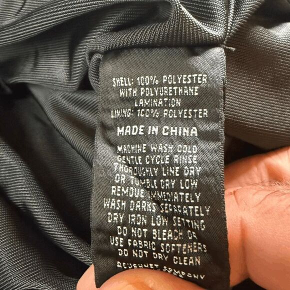 FootJoy Men's DryJoy 1/4 Zip Snap Short Sleeve Windbreaker Jacket Black‎ Size XL - Picture 5 of 7